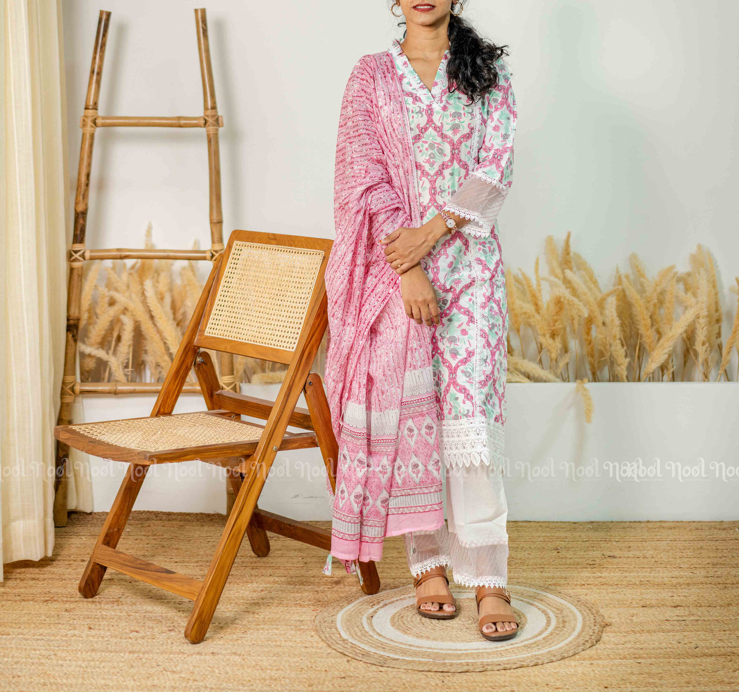 LAURA - Contemporary Kurti Pant Set with Dupatta (3 Pc)