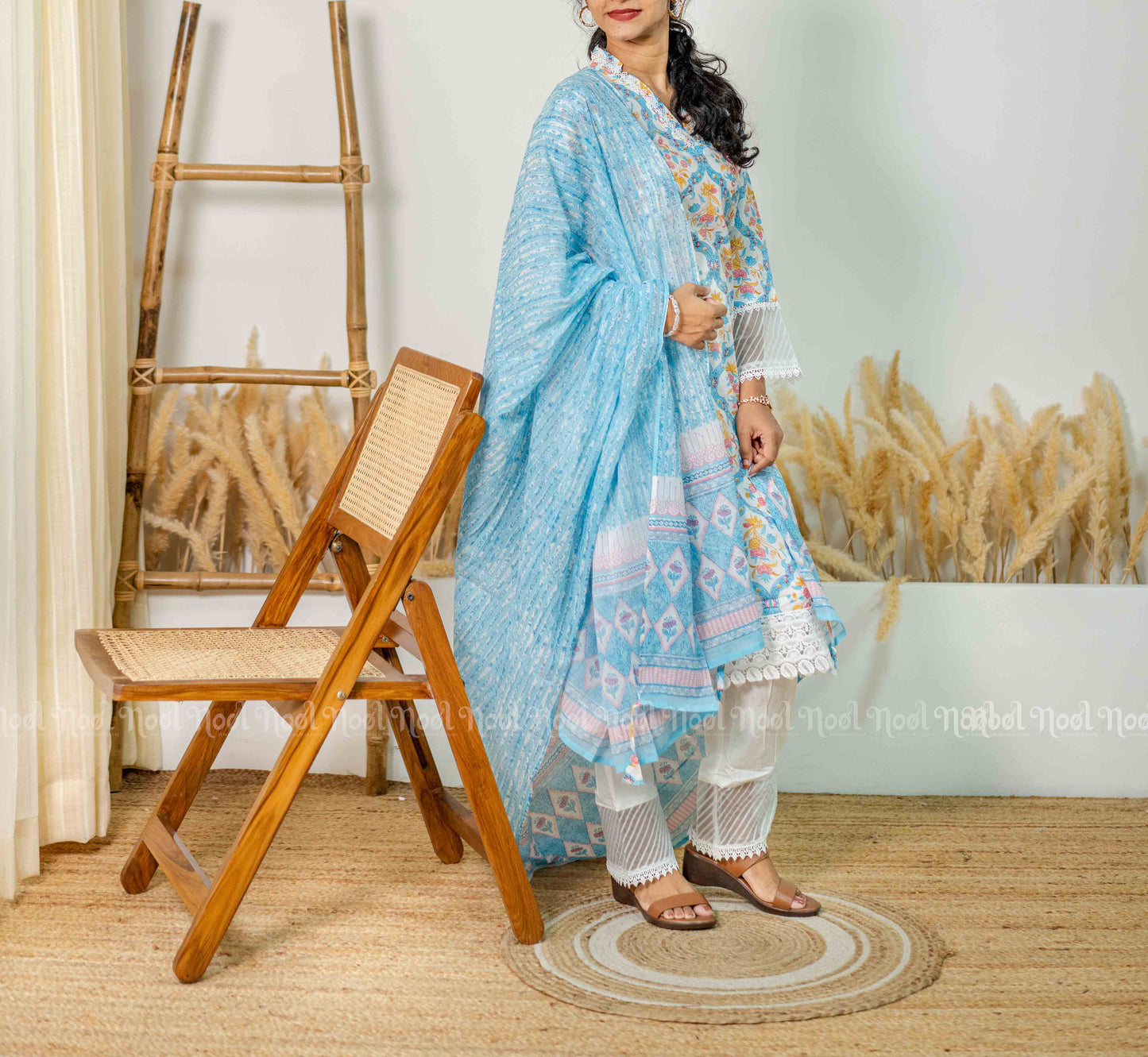 LAURA - Contemporary Kurti Pant Set with Dupatta (3 Pc)