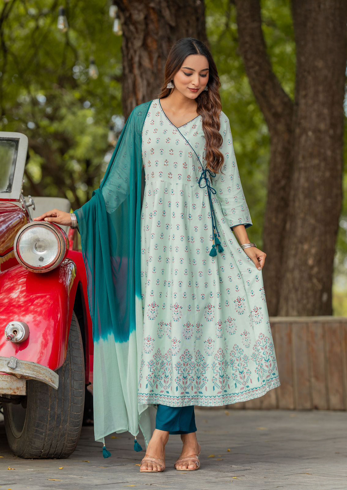 Padmavath - Anarkali set (3 Pc)