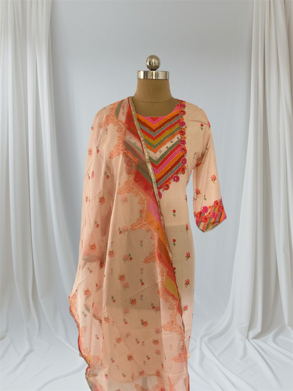LILY - Floral Festive Wear Salwar Suit (3 pc)