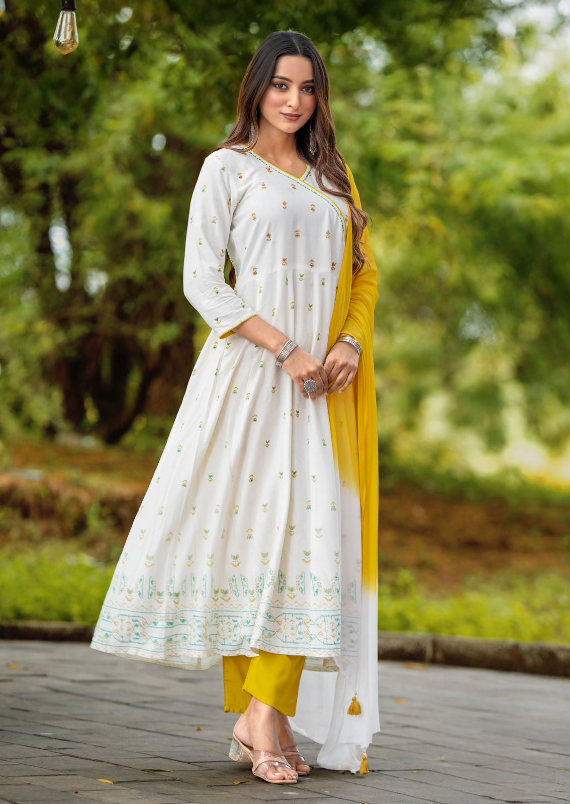 Padmavath - Anarkali set (3 Pc)